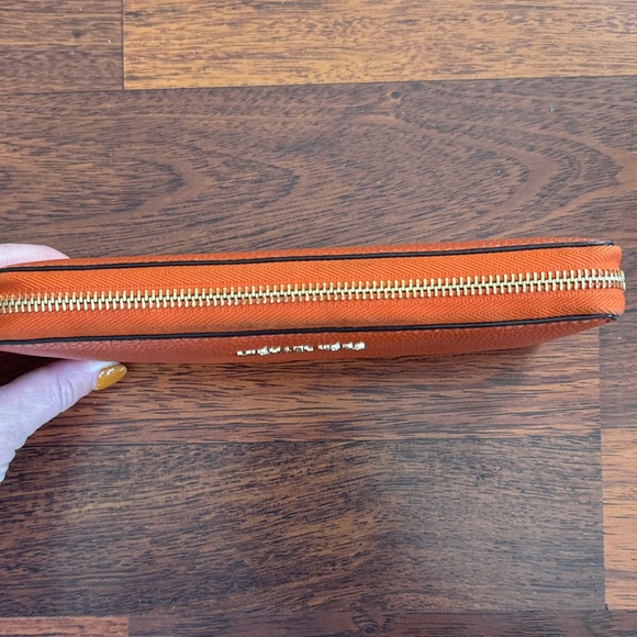 Michael Kors Burnt Orange Wristlet - Picture 3 of 5